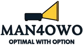 logo MAN4OWO projector presentation solution