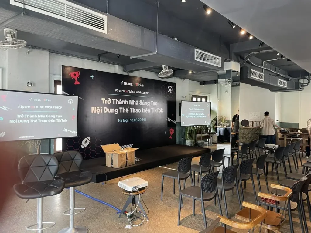 Buổi workshop TikTok về sáng tạo nội dung thể thao tại Hà Nội