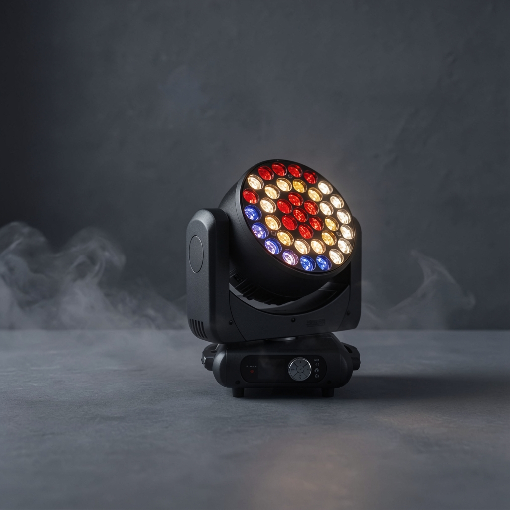 Đèn Zoom Moving Head 37 mắt