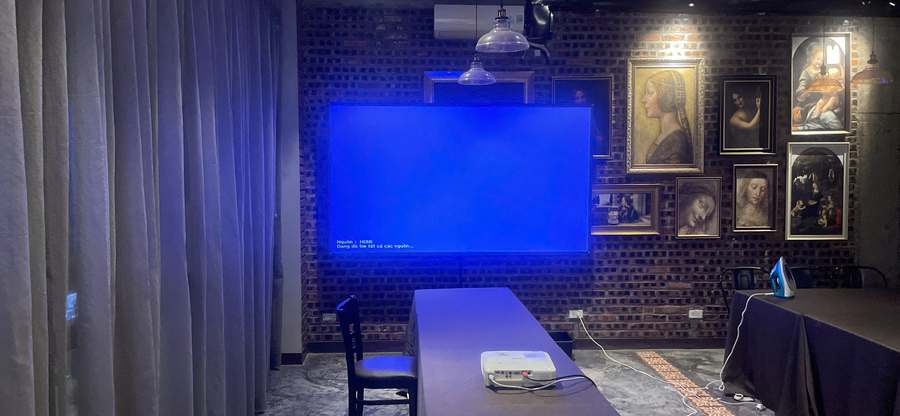 Màn Chiếu Sự Kiện Tại Nhà Hàng Khu Vực Kim Mã, Ba Đình Màn hình trình chiếu sự kiện tại nhà hàng Kim Mã, Ba Đình, Hà Nội